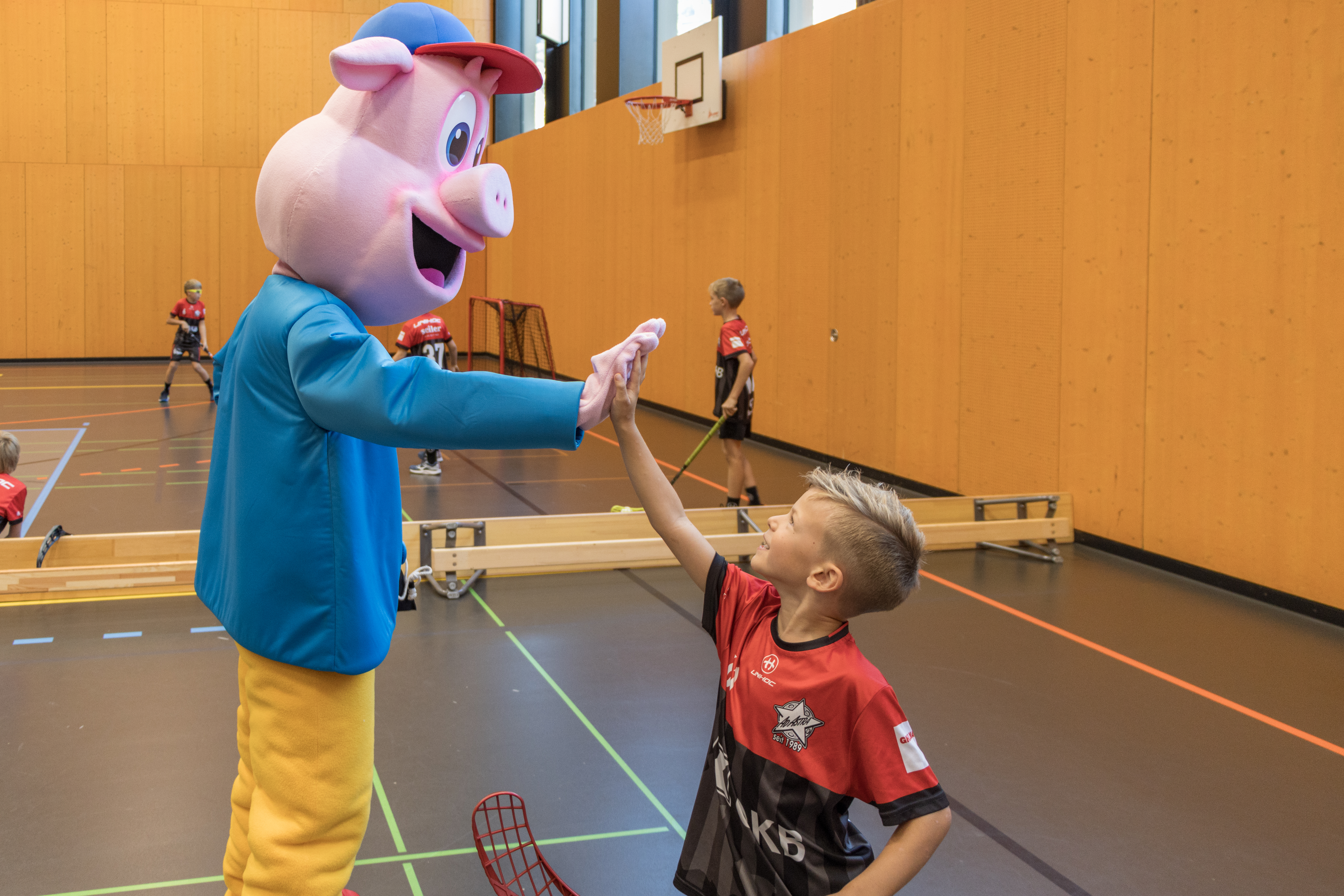 Zinsli kommt vor allem bei den Kindern gut an.