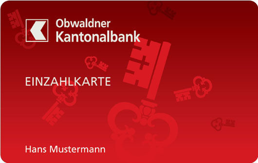 Bild der EInzahlkarte