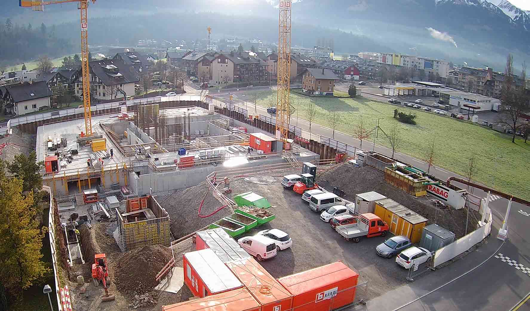 Baustelle am 13.01.2020
